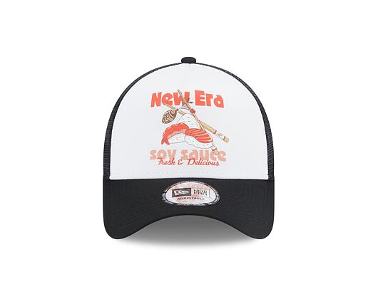 Kšiltovka New Era 9FORTY A-Frame Trucker Food White / Blue Azure