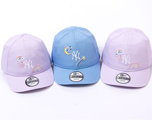 Dětská Kšiltovka New Era 9FORTY Kids MLB Starry New York Yankees Sky Blue