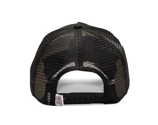 Kšiltovka New Era 9FORTY A-Frame Trucker Looney Tuners - Willy the Coyote Black / White