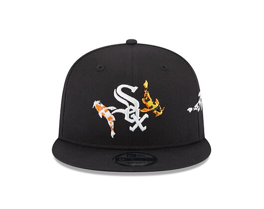 Kšiltovka New Era 9FIFTY MLB Koi Fish Chicago White Sox Black / Optic White