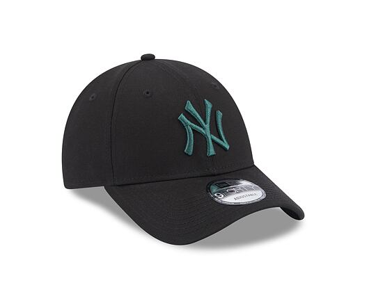 Kšiltovka New Era 9FORTY MLB League Essential New York Yankees Black / Malachite