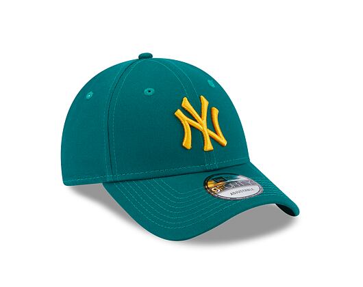 Kšiltovka New Era 9FORTY MLB League Essential New York Yankees Malachite / Mellow Yellow