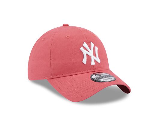 Kšiltovka New Era 9TWENTY MLB League Essential New York Yankees Litmus Pink / Optic White