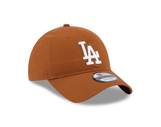 Kšiltovka New Era 9TWENTY MLB League Essential Los Angeles Dodgers Toasted Peanut / Optic White