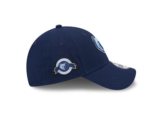 Kšiltovka New Era 9FORTY NBA Team Side Patch Memphis Grizzlies Oceanside Blue / Optic White