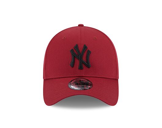 Kšiltovka New Era 39THIRTY MLB Comfort New York Yankees Cardinal / Black