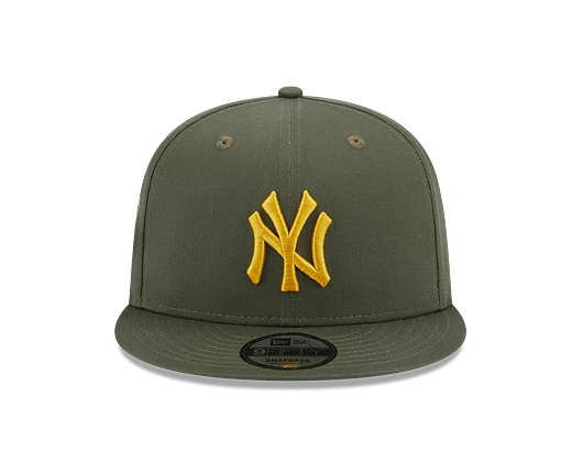 Kšiltovka New Era 9FIFTY MLB Side Patch New York Yankees New Olive / Mellow Yellow