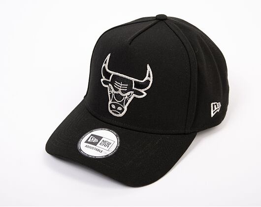 Kšiltovka New Era 9FORTY A-Frame NBA Black and Gold Chicago Bulls