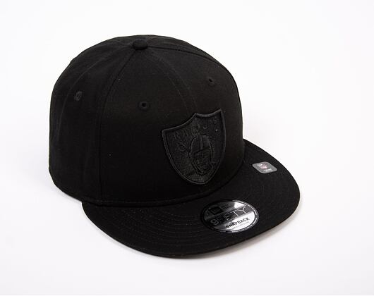 Kšiltovka New Era 9FIFTY NFL Black on Black Las Vegas Raiders Snapback