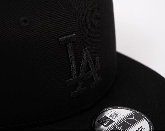 Kšiltovka New Era 9FIFTY MLB Black on Black Los Angeles Dodgers - Black