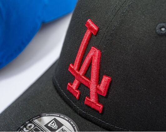 Kšiltovka New Era 9FORTY MLB League Essential Los Angeles Dodgers Black / Cardinal