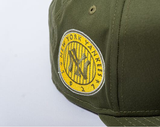 Kšiltovka New Era 9FIFTY MLB Side Patch New York Yankees New Olive / Mellow Yellow