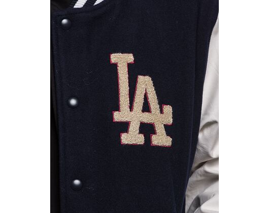 Bunda New Era MLB Large Logo Varsity Los Angeles Dodgers Cooperstown Navy / Off White