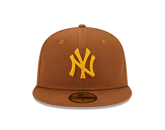Kšiltovka New Era 59FIFTY MLB League Essential 5 New York Yankees Toasted Peanut / Mellow Yellow