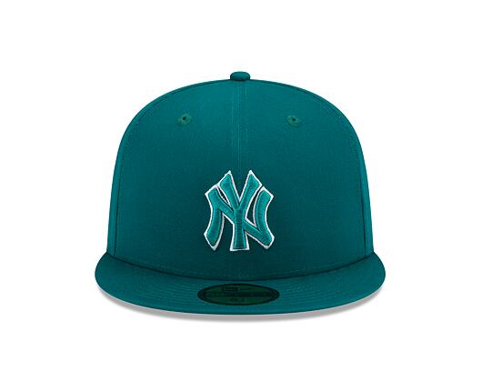 Kšiltovka New Era 59FIFTY MLB Team Outline 5 New York Yankees Malachite / White