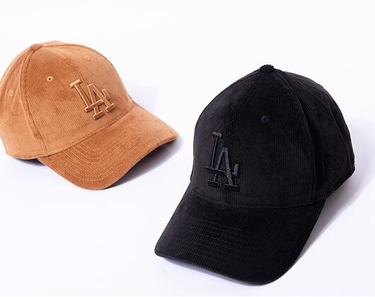 Kšiltovka New Era 39THIRTY MLB Cord Los Angeles Dodgers - Toasted Peanut