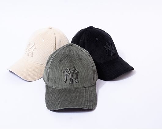 Kšiltovka New Era 39THIRTY MLB Cord New York Yankees - New Olive