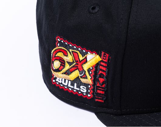 Kšiltovka New Era 9FIFTY NBA Patch Chicago Bulls Black / Red