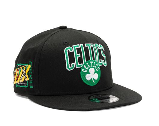Kšiltovka New Era 9FIFTY NBA Patch Boston Celtics Black / Emerald Green