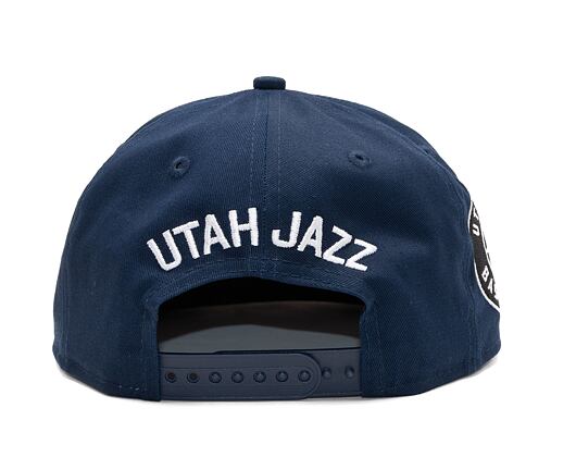 Kšiltovka New Era 9FIFTY NBA Patch Utah Jazz Oceanside Blue / White
