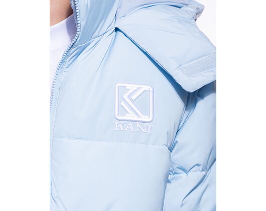 Bunda s Kapucou Karl Kani Og Hooded Puffer Jacket light blue