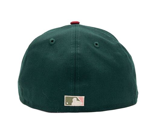 Kšiltovka New Era 59FIFTY MLB "Leaf Drop" WS Patch New York Yankees Green / White