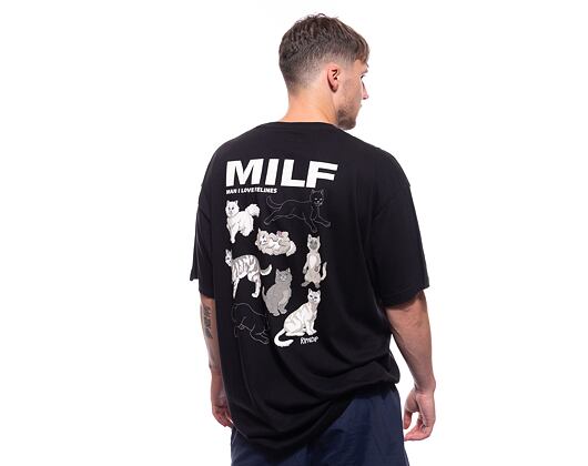 Triko Rip N Dip Man I Love Felines Tee Black