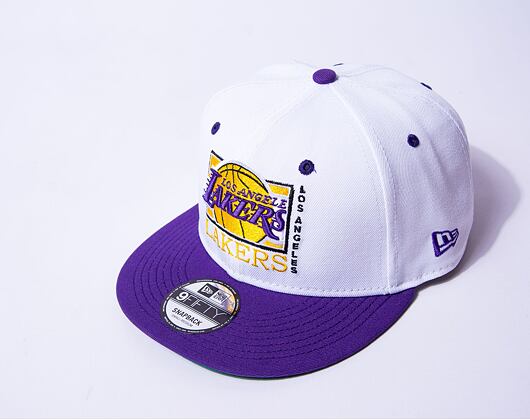 Kšiltovka New Era 9FIFTY NBA White Crown Los Angeles Lakers