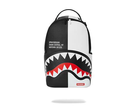Batoh Sprayground Shark Central 2.0 Split Black White Backpack