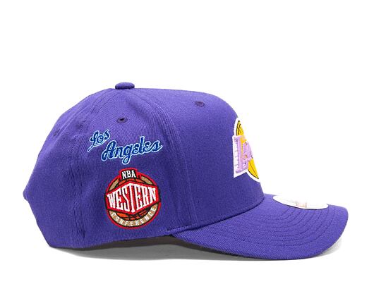 Kšiltovka Mitchell & Ness NBA Home Town Classic Red Los Angeles Lakers Purple