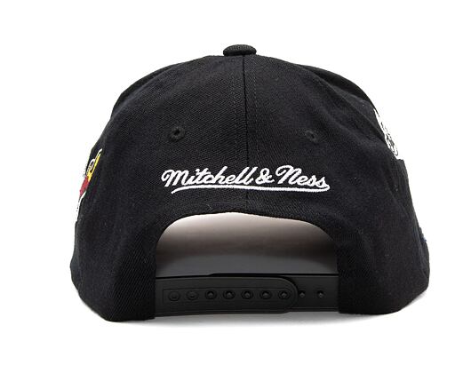 Kšiltovka Mitchell & Ness NBA Home Town Classic Red Miami Heat Black