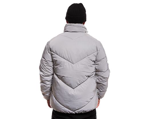 Bunda Karl Kani Og Puffer Jacket Silver Reflective