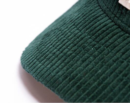 Kšiltovka New Era 9FORTY MLB Wide Cord Los Angeles Dodgers Dark Green / Stone