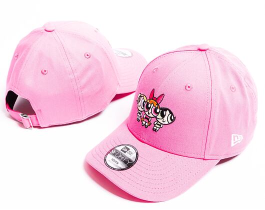 Dětská Kšiltovka New Era 9FORTY Kids Character The Powerpuff Girls Pop Pink