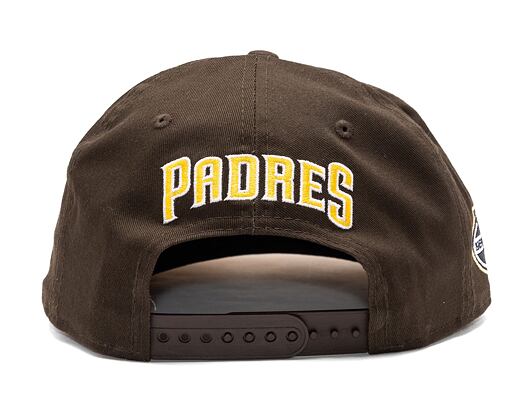 Kšiltovka New Era 9FIFTY MLB Side Patch Script San Diego Padres Dark Brown / Bronze