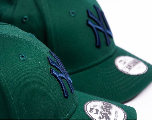 Kšiltovka New Era 9FORTY MLB League Essential New York Yankees Dark Green / Navy