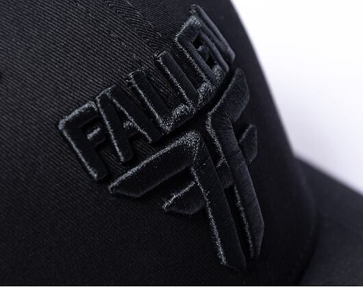 Kšiltovka Fallen Insignia Curve Black/Black