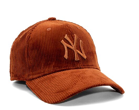 Kšiltovka New Era 39THIRTY MLB Wide Cord New York Yankees Brown / Brown