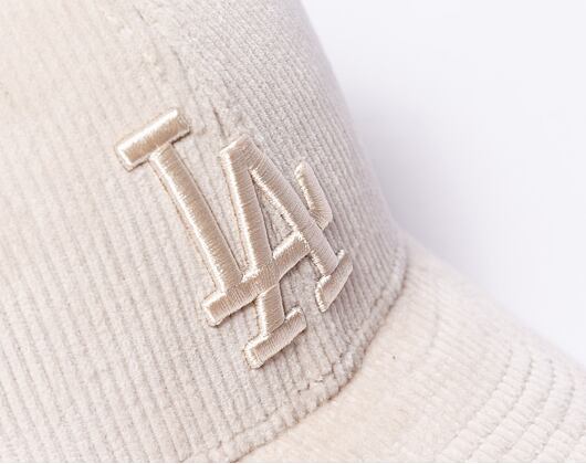 Kšiltovka New Era 39THIRTY MLB Wide Cord Los Angeles Dodgers Stone / Stone