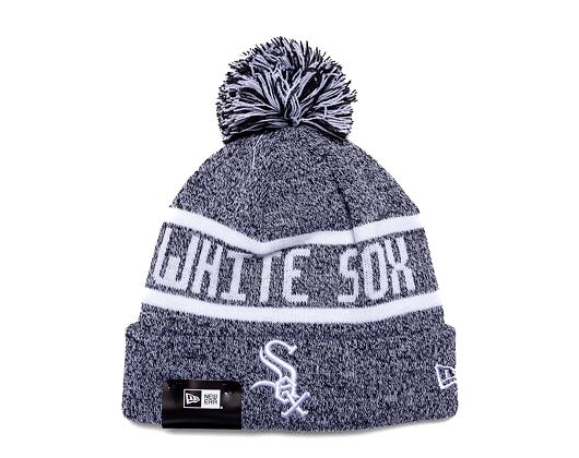 Kulich New Era MLB Jake Cuff Knit Chicago White Sox Black / White