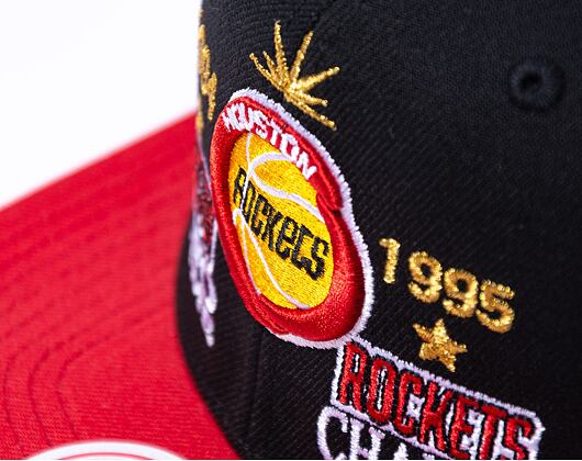 Kšiltovka Mitchell & Ness Nba Champ Is Here Snapback Hwc Houston Rockets Black