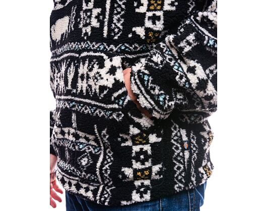 Bunda Dickies HAYS QUARTER ZIP NORDIC AOP DARK