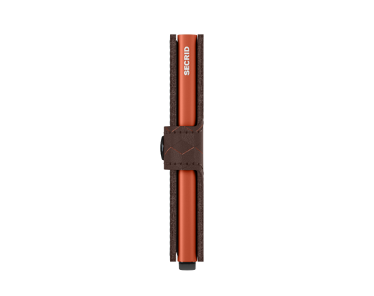 Peněženka Miniwallet Secrid Optical Brown-Orange