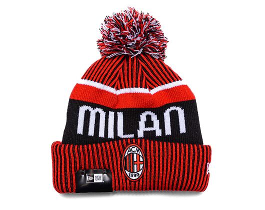 Kulich New Era Sport Beanie AC Milan Black / Scarlet