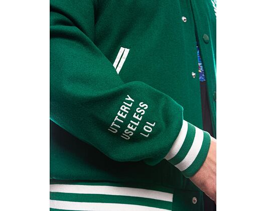 Bunda The Dudes Test Subject 1 Varsity Jacket Bottle Green