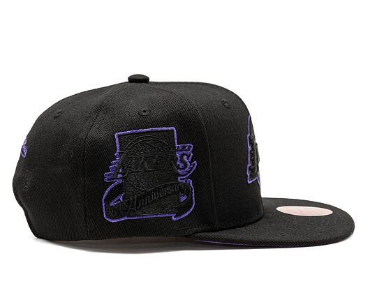 Kšiltovka Mitchell & Ness Tc Bottoms Snapback NBA LOS ANGELES LAKERS Black