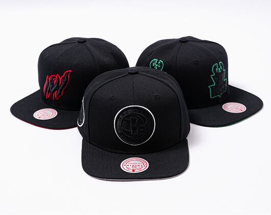 Kšiltovka Mitchell & Ness Tc Bottoms Snapback NBA BROOKLYN NETS Black