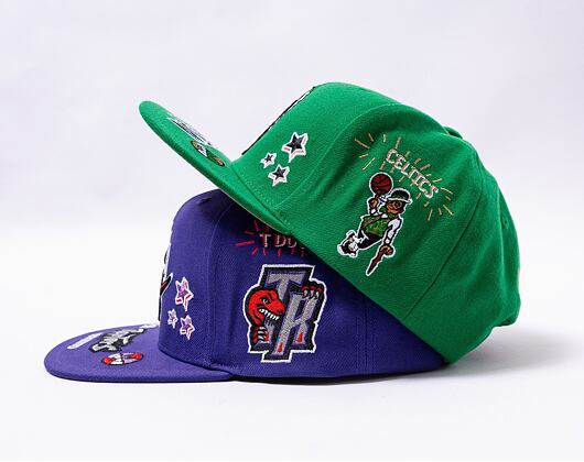 Kšiltovka Mitchell & Ness All Out Snapback Hwc NBA TORONTO RAPTORS Purple