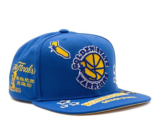 Kšiltovka Mitchell & Ness All Out Snapback Hwc NBA GOLDEN STATE WARRIORS Blue