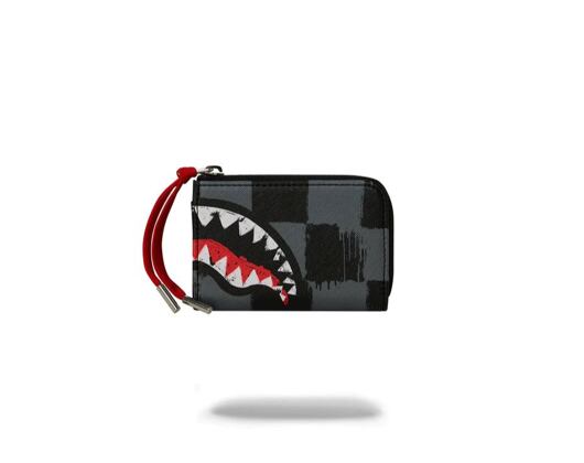 Peněženka Sprayground Sharks In Paris Gray Paint Wallet